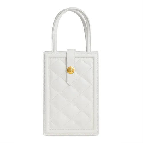 Túi Đựng Điện Thoại Nữ Charles & Keith CNK Este Belted Phone Pouch - White 70701213 Màu Trắng