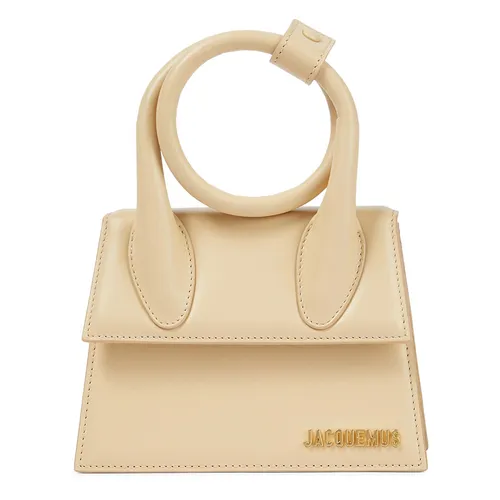 Túi Xách Jacquemus Le Chiquito Noeud Coiled Handbag 213BA005-3060-150 Size 18, Màu Beige - Túi xách - Vua Hàng Hiệu