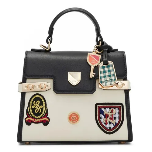 Túi Xách Lyn Academic S Handbags LL22FBS162 Màu Đen Trắng - Túi xách - Vua Hàng Hiệu