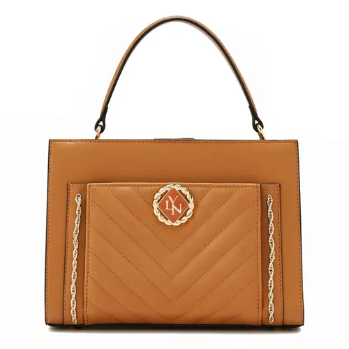 Túi Xách Lyn Harlow Top Handle M Handbags LL22FBF048 Màu Nâu