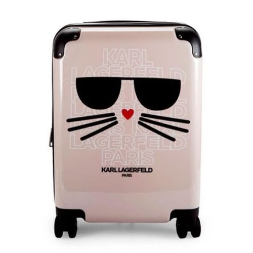 Vali Karl Lagerfeld Paris Suitcase Màu Hồng Nhạt