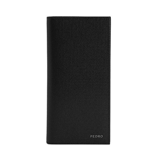 Ví Nam Pedro Full-Grain Long Leather Wallet Black PM4-15940214 Màu Đen