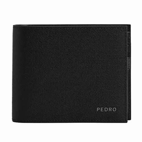 Ví Pedro Full Grain Leather Wallet With Insert Black PM4-15940213 Màu Đen