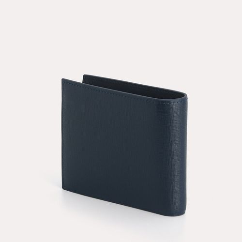 Ví Pedro Textured Leather Bi-Fold Wallet With Insert PM4-15940205 Màu Xanh Navy-2