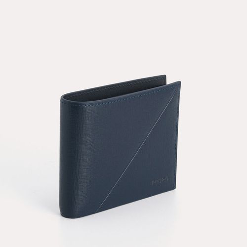 Ví Pedro Textured Leather Bi-Fold Wallet With Insert PM4-15940205 Màu Xanh Navy-3