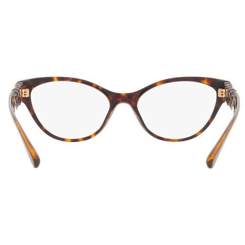 Kính Mắt Cận Versace Demo Cat Eye Ladies Eyeglasses VE3305 108 Màu Nâu Vàng-5