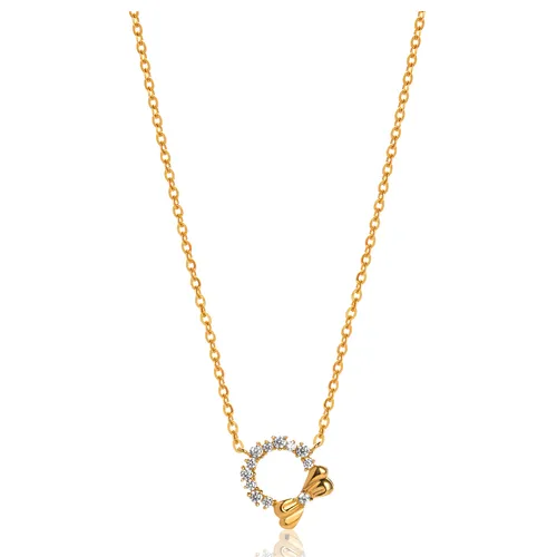 Trang sức Vàng 585, đá cucbic zirconia Việt Nam - Dây Chuyền Huy Thanh Jewelry DCMAMD 184 - 14K - Đá Cubic Zirconia Màu Vàng Gold - Vua Hàng Hiệu