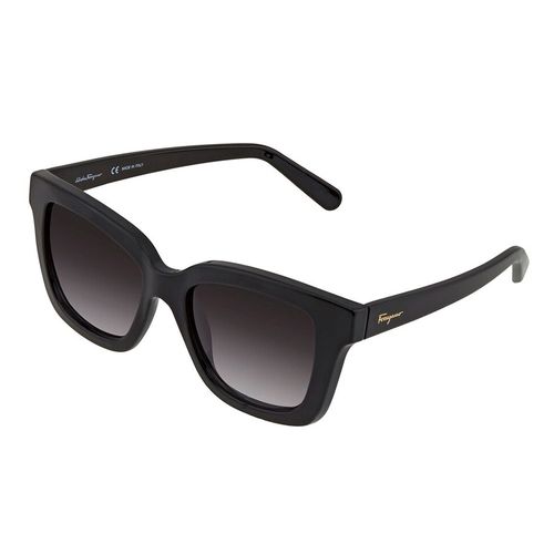 Kính Mát Salvatore Ferragamo Grey Gradient Square Ladies Sunglasses SF955S 001 53 Màu Xám Gradient-1