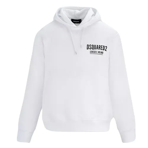 Thời trang DSquared2 Áo Hoodie - Áo Hoodie Dsquared2 Ceresio 9 Cool S71GU0451 S25042 100 Màu Trắng - Vua Hàng Hiệu