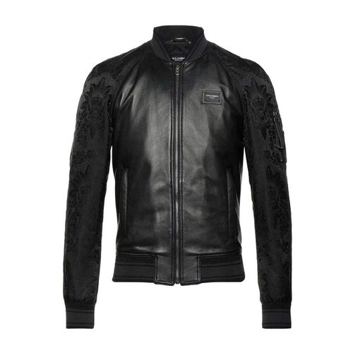 Áo Khoác Nam Dolce & Gabbana D&G Bomber Jacket Black Màu Đen