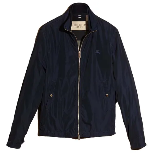 Burberry Nam Áo khoác - Áo Khoác Burberry Men's Blue Striped Technical Bomber Jacket Size XS - Vua Hàng Hiệu