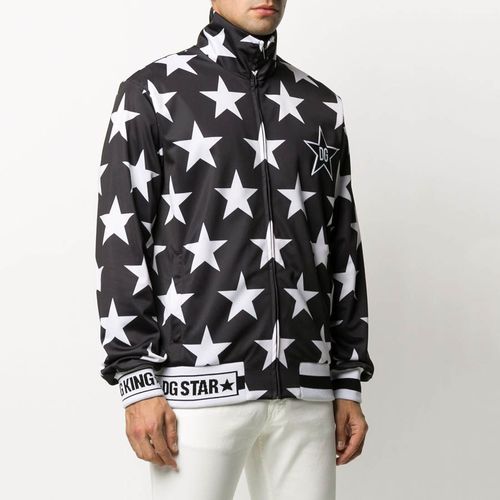 Áo Khoác Dolce & Gabbana Star Bomber Jacket Màu Đen - Trắng Size S-3