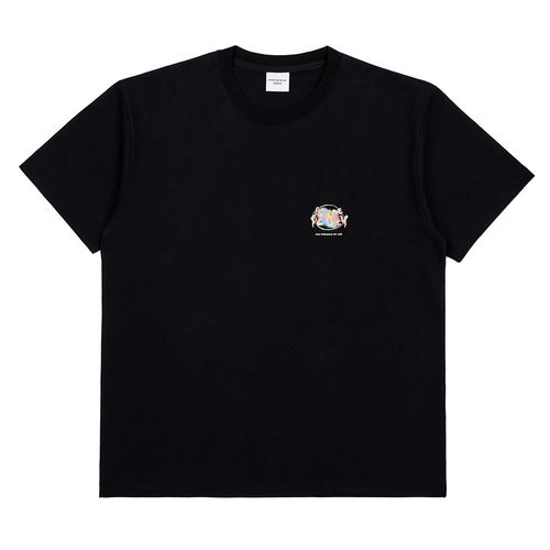 Áo Phông Acmé De La Vie ADLV Gradation Crayon Logo Short Sleeve T-Shirt Black Màu Đen
