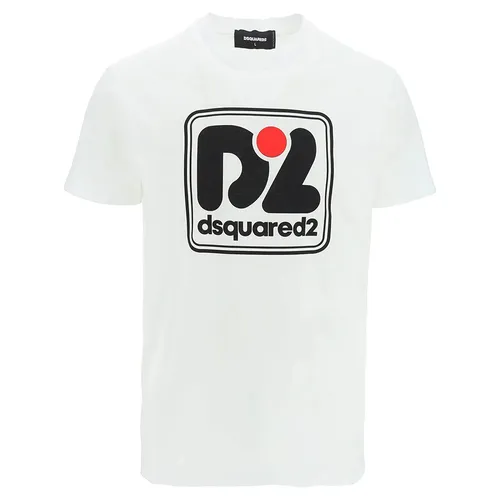 Áo Phông Dsquared2 Logo T-Shirt S71GD1229 S23009 100 Màu Trắng