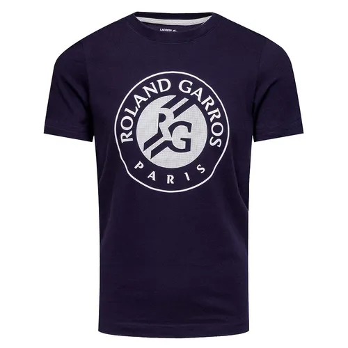 Áo Phông Lacoste Men's Sport Roland Garros Logo Print T-Shirt TH3605 00 2HC Màu Xanh Navy Size S - Thời trang - Vua Hàng Hiệu