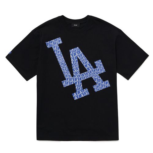 Áo Phông MLB  Illusion Mega Overfit LA Dodgers 3ATS60023-07BKS Màu Đen Size XS