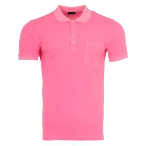 Áo Polo Diesel T-Kal Acid Wash Polo Shirt - Pink Màu Hồng Size S