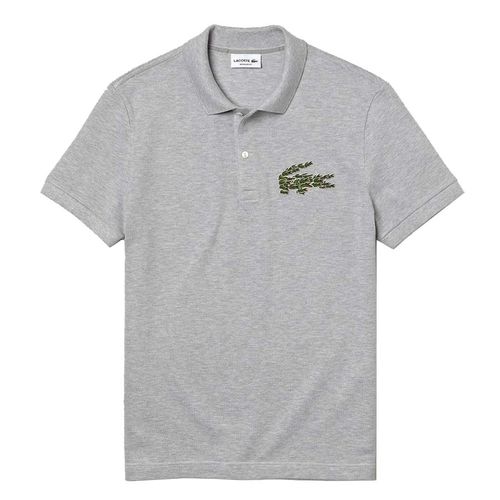 Áo Polo Nam Lacoste Men's Regular Fit Multi Croc Badge Cotton Piqué Shirt PH8571 Màu Xám Size M