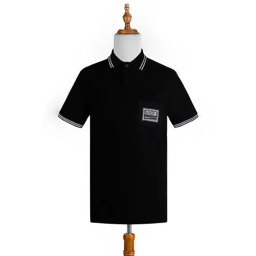 Áo Polo Versace Jeans Couture 71GAGT06 CJ01T 899 Màu Đen