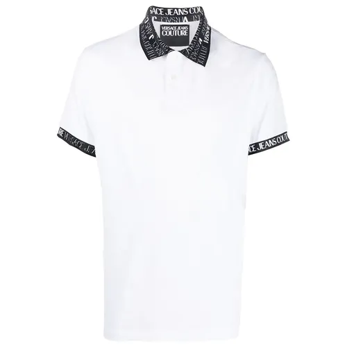 Áo Polo Versace Jeans Couture Logo 73GAGT07 CJ01T 003 Màu Trắng Size L