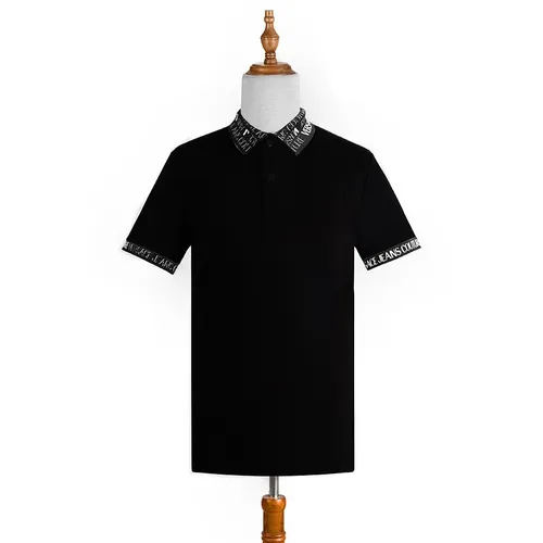 Áo Polo Versace Jeans Couture Logo Polo 73GAGT07 CJ01T 899 Màu Đen Size L