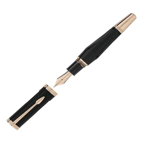 Bút Máy Montblanc Unisex 117851 Writers Ediction Màu Đen Vàng