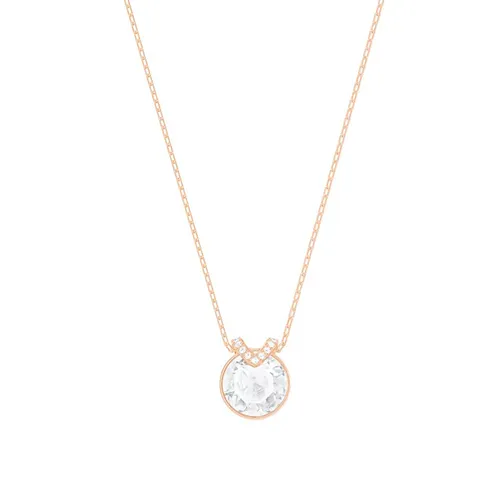 Dây Chuyền Swarovski Bella V Pendantwhite, Rose Gold-Tone Plated 5535528 Màu Vàng Hồng