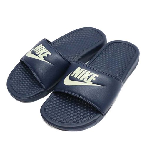 Dép Nike Benasi JDI 343880403 Universal Summer Men Shoes Màu Xanh Navy Size 41