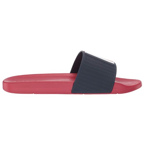 Dép Tommy Hilfiger Men's Eastern Slide Sandal Màu Đen Đỏ Size 40.5-4