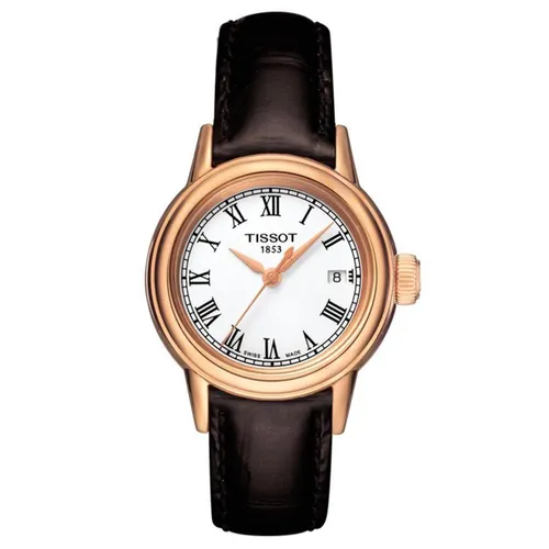 Tissot - Đồng Hồ Nữ Tissot Carson Lady T085.210.36.013.00 29.5mm Màu Trắng Phối Vàng Hồng - Vua Hàng Hiệu