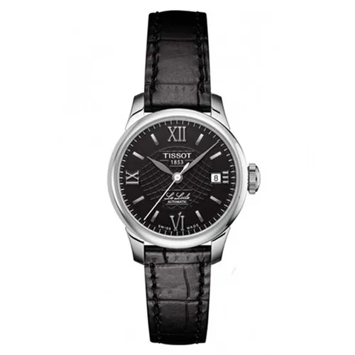Đồng hồ - Đồng Hồ Nữ Tissot Le Locle Automatic Lady T41.1.123.57 25.3mm Màu Bạc Đen - Vua Hàng Hiệu
