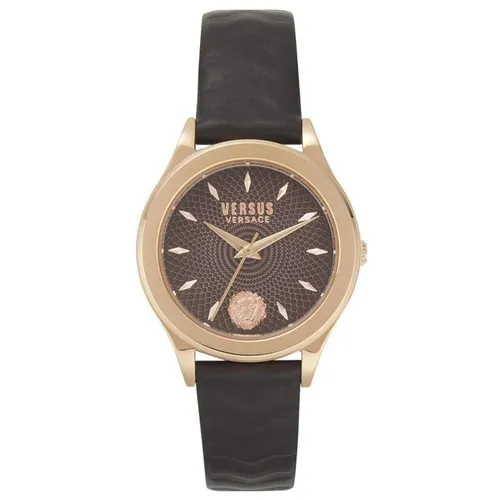 Đồng hồ - Đồng Hồ Nữ Versus Versace Mount Pleasant Women's Watch VSP560418 Nâu Vàng - Vua Hàng Hiệu