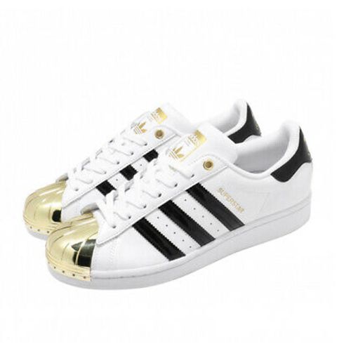 Giày Thể Thao Adidas SuperStar Metal Toe White/Black/Gold FV3310 Màu Trắng Size 36