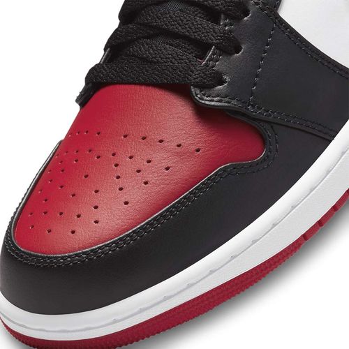 Giày Thể Thao Nike Jordan 1 Low Bred Toe 553558-612 Màu Đỏ Đen Size 40.5-1