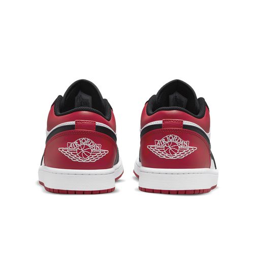 Giày Thể Thao Nike Jordan 1 Low Bred Toe 553558-612 Màu Đỏ Đen Size 40.5-5