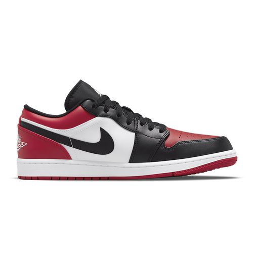Giày Thể Thao Nike Jordan 1 Low Bred Toe 553558-612 Màu Đỏ Đen Size 40.5-7
