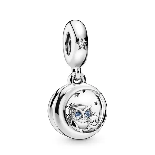 Hạt Vòng Charm Pandora Always By Your Side Owl Dangle 798398NBCB Màu Bạc - Trang sức - Vua Hàng Hiệu