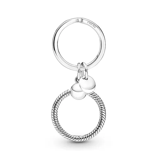 Hạt Vòng Charm Pandora Moments Charm Key Ring 399566C00 Màu Bạc - Trang sức - Vua Hàng Hiệu