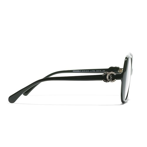 Kính Mắt Cận Chanel Square Eyeglasses CH3418QB 1702 Màu Xanh Lá Đậm-4