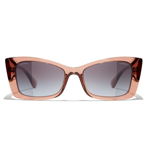 Kính Mát Chanel Rectangle Sunglasses CH5430 1651S6 Màu Xám Nâu-1