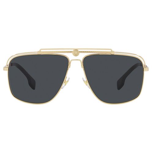Kính Mát Versace Sunglasses VE2242 100287 Gold Màu Xám Vàng-1