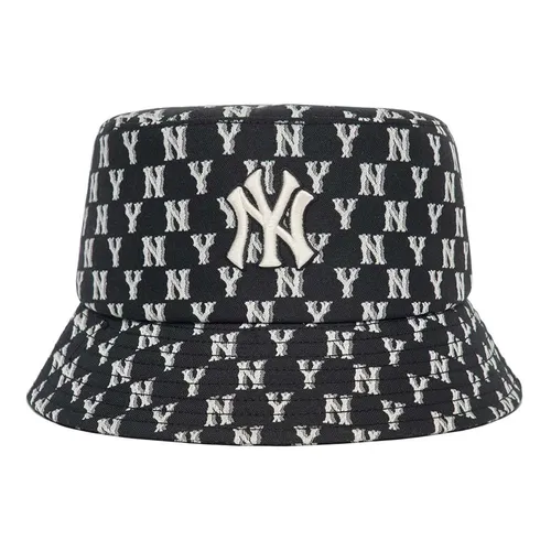 Mũ nón - Mũ MLB Bucket Monogram New York Yankees 3AHTFF02N-50BKS Màu Đen Size 57 - Vua Hàng Hiệu