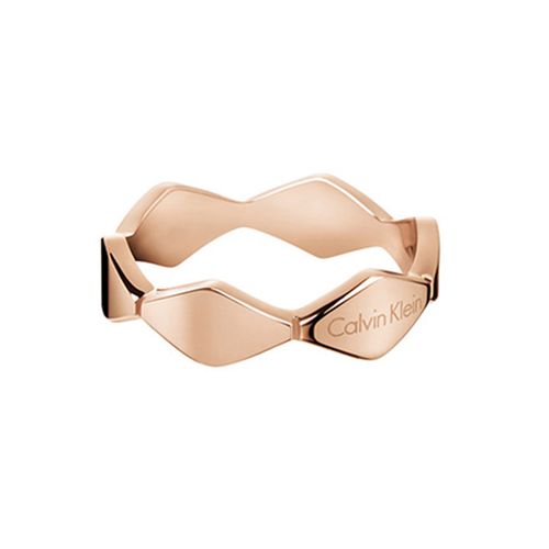 Nhẫn Calvin Klein CK Snake Ring KJ5DPR100106 Màu Vàng Hồng