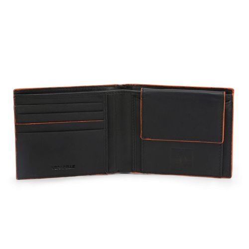 Set Ví + Thắt Lưng Nam Made in Italy Gift Box Belt + Wallet Lucio-Nero-Arancio Màu Đen - Cam-5
