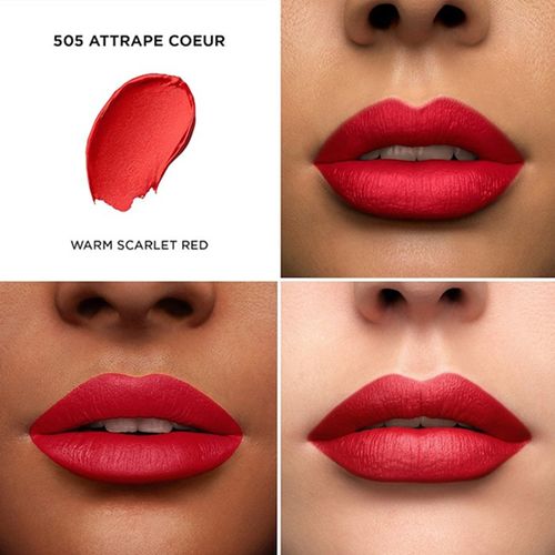 Son Lancôme L'Absolu Rouge Drama Matte Lipstick 505 Attrape Coeur Màu Đỏ Hồng-3
