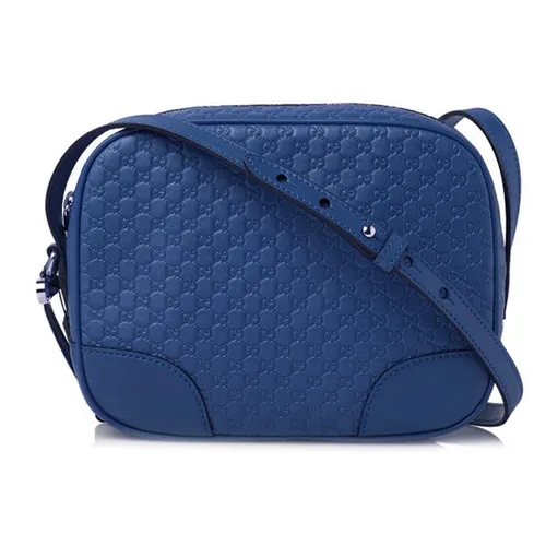 Túi xách Gucci Order - Túi Đeo Chéo Gucci Crossbody Bag 449413_BMJ1G_4231 Màu Xanh Dương - Vua Hàng Hiệu