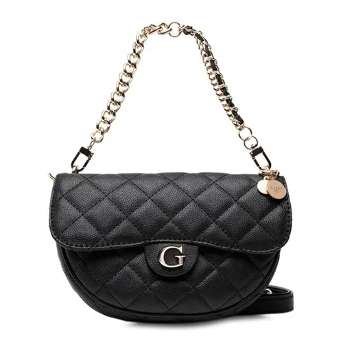 Túi xách - Túi Đeo Chéo Guess Gillian Quilted Shoulder Bag Black HWQG83_94210_BLA-DIS Màu Đen - Vua Hàng Hiệu