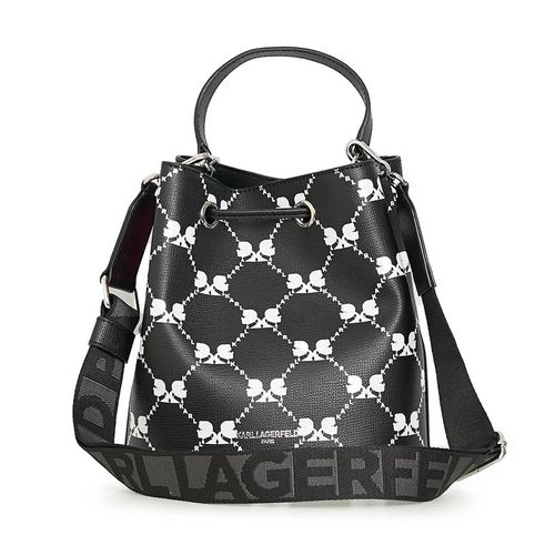 Túi Đeo Chéo Karl Lagerfeld Adele Crossbody Bucket Bag Màu Đen-4