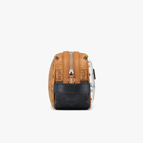 Mua Túi Đeo Chéo MCM Wash Bag In Visetos Mix MXZBSVI03WT001 Màu Trắng