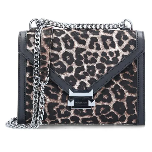 Túi Đeo Chéo Michael Kors MK Leather Messenger Bag/Shoulder Bag Whitney 30F9UWHL7H Màu Đen